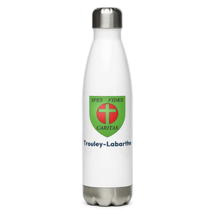 Gourde inox blason de Trouley-Labarthe