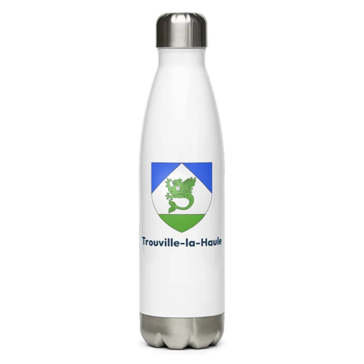Gourde inox blason de Trouville-la-Haule