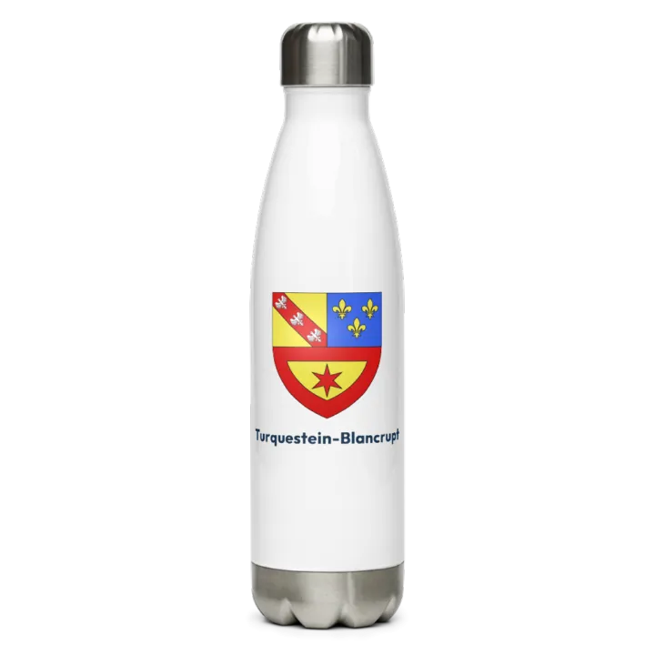 Gourde inox blason de Turquestein-Blancrupt