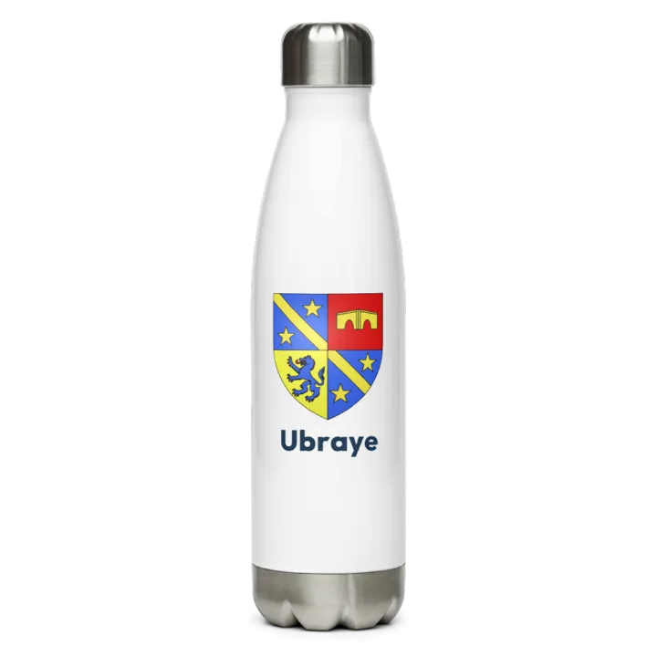 Gourde inox blason de Ubraye