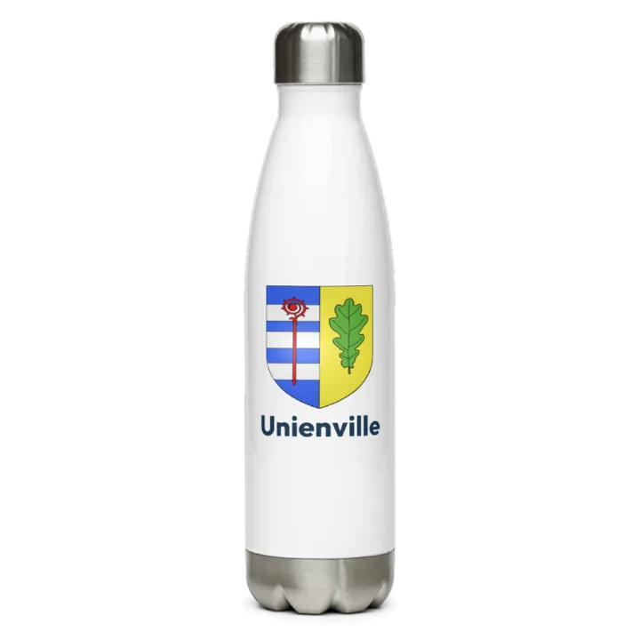 Gourde inox — blason d'Unienville