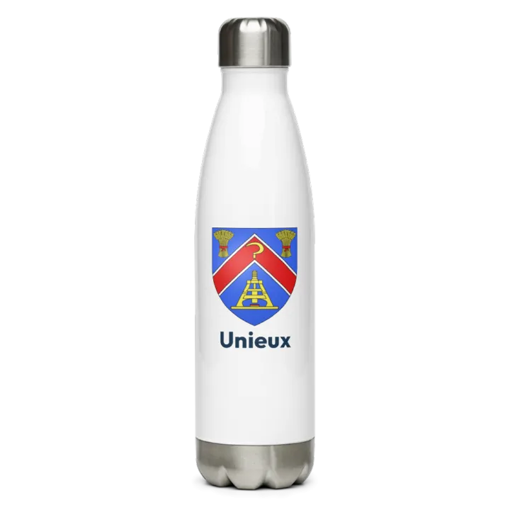 Gourde inox blason de Unieux