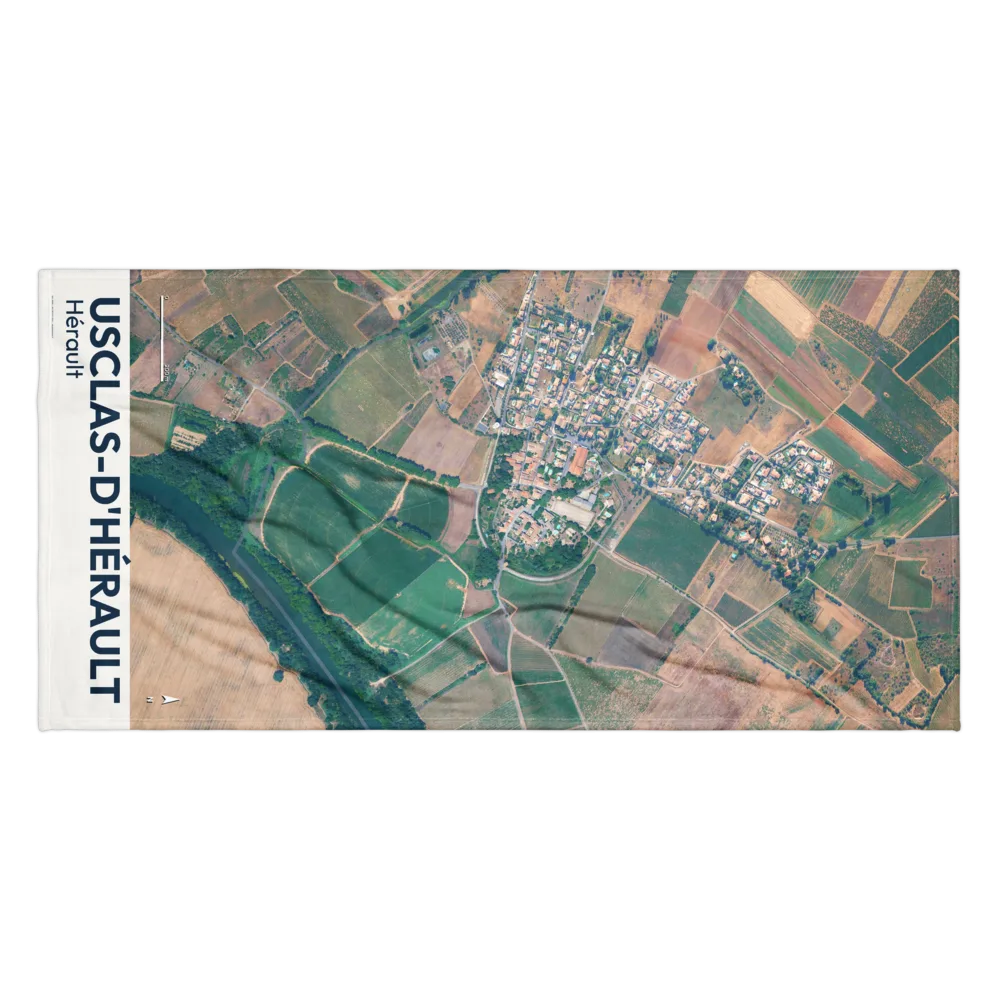 Serviette cartographique — carte de Usclas-d'Hérault
