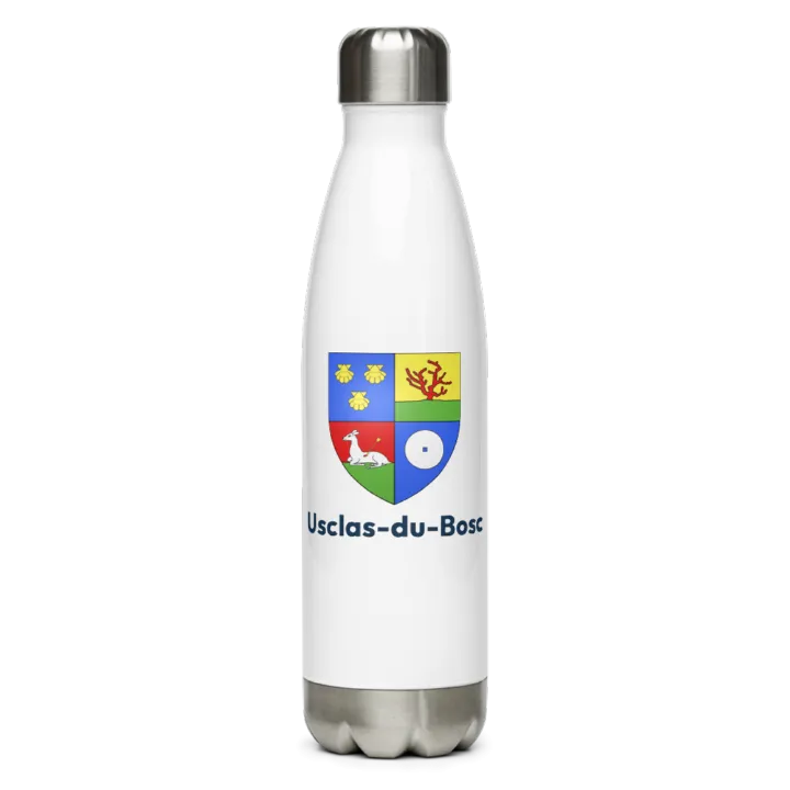 Gourde inox blason de Usclas-du-Bosc