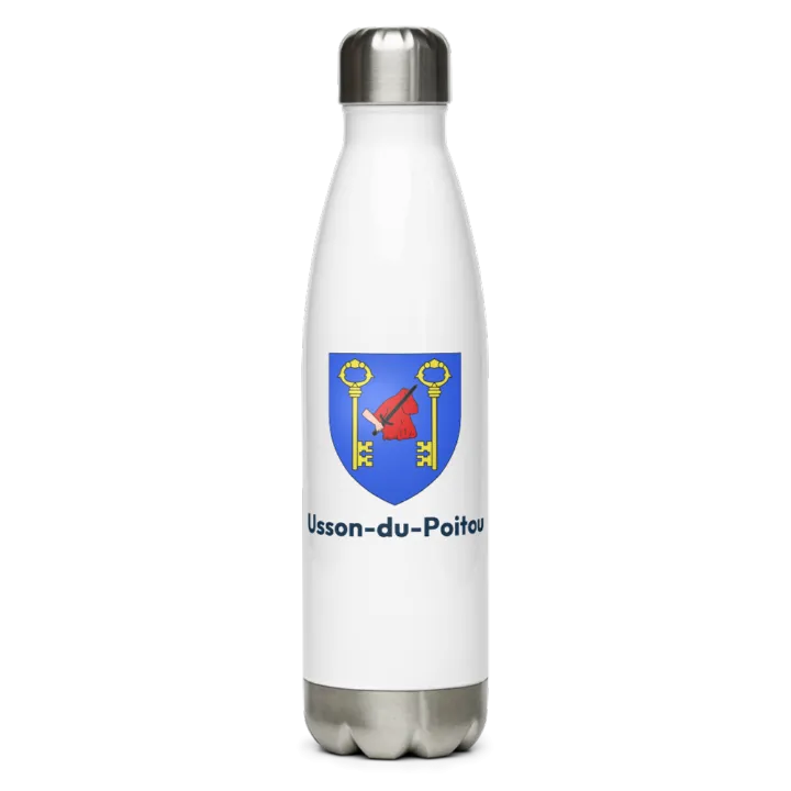 Gourde inox blason de Usson-du-Poitou