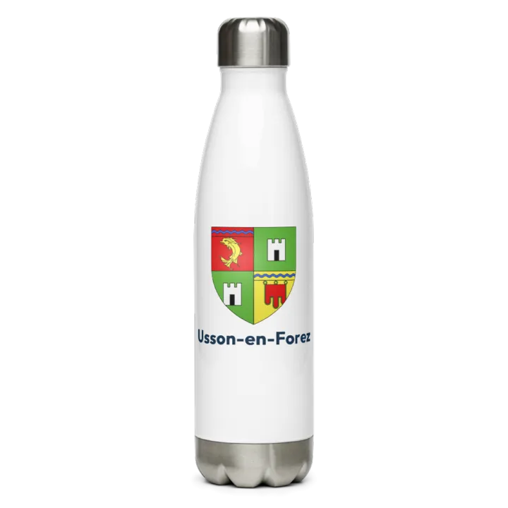 Gourde inox blason de Usson-en-Forez