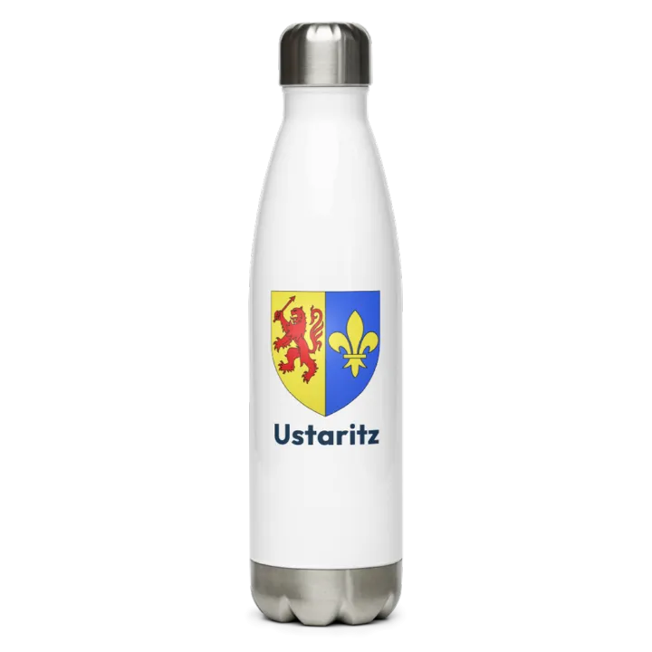 Gourde inox blason de Ustaritz