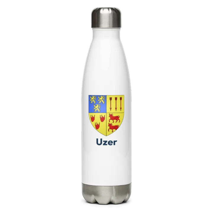 Gourde inox blason de Uzer