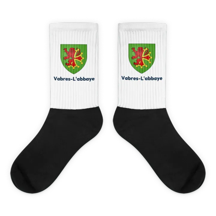 Chaussettes — blason de Vabres-l'Abbaye