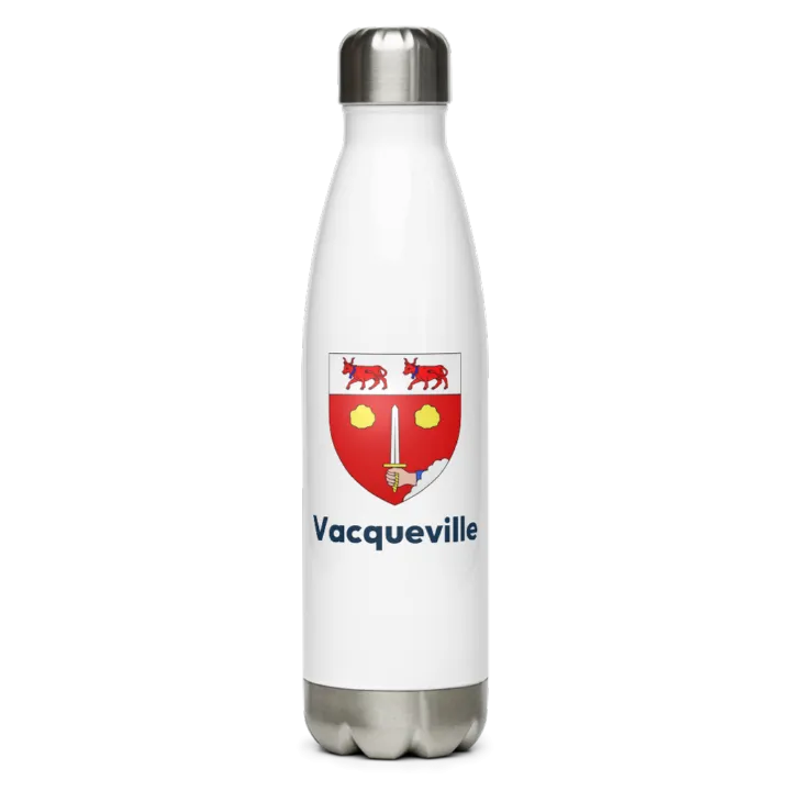 Gourde inox blason de Vacqueville