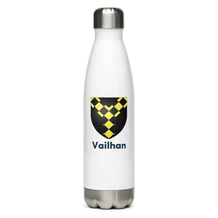 Gourde inox blason de Vailhan