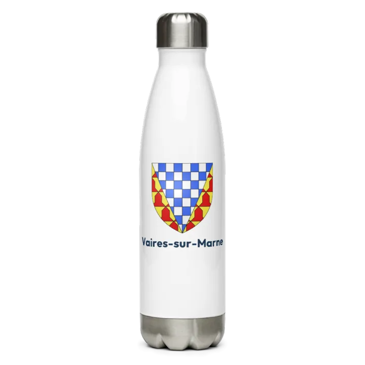 Gourde inox blason de Vaires-sur-Marne