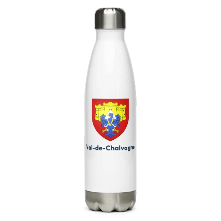 Gourde inox blason de Val-de-Chalvagne