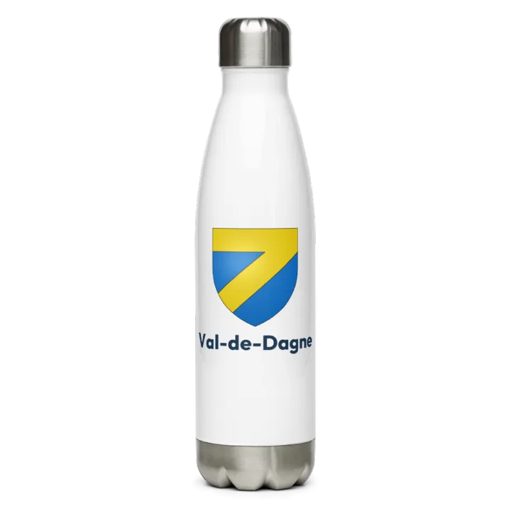Gourde inox blason de Val-de-Dagne