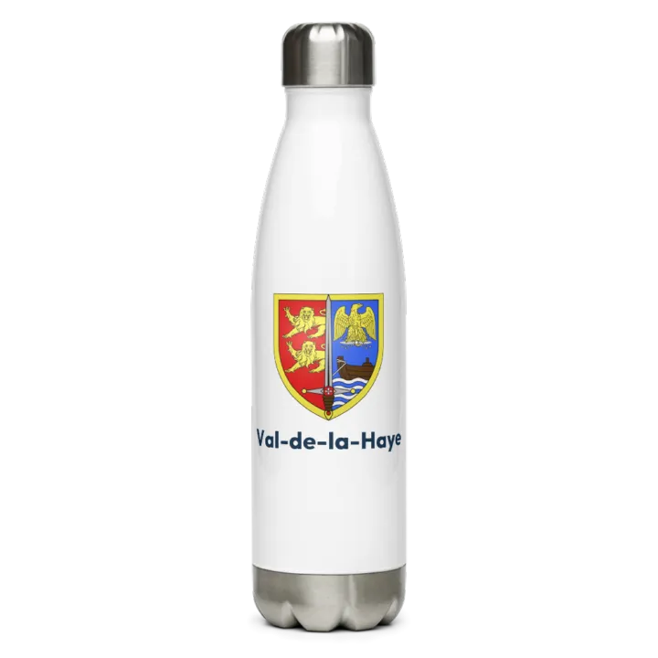Gourde inox blason de Val-de-la-Haye