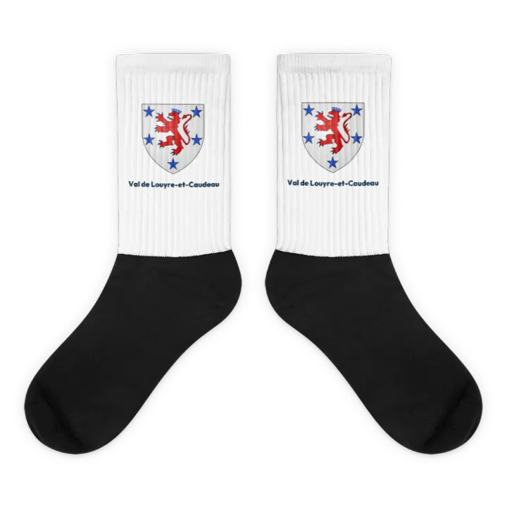 Chaussettes — blason de Val de Louyre et Caudeau