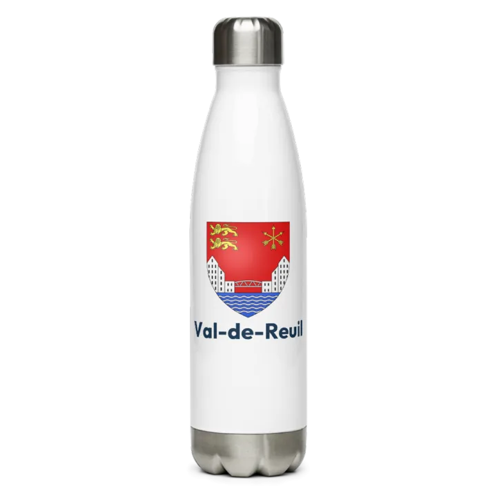Gourde inox blason de Val-de-Reuil