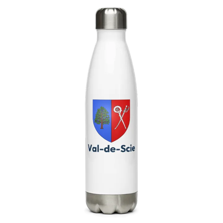 Gourde inox blason de Val-de-Scie