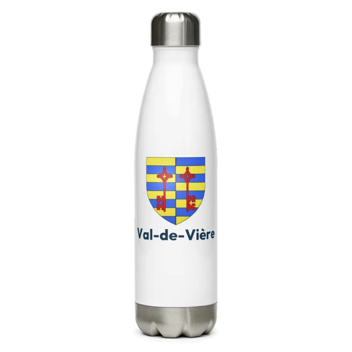 Gourde inox blason de Val-de-Vière