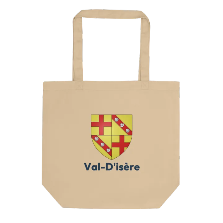 Tote bag coton bio — blason de Val-d'Isère