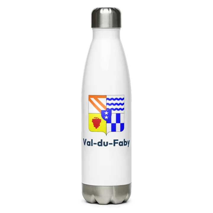 Gourde inox blason de Val-du-Faby