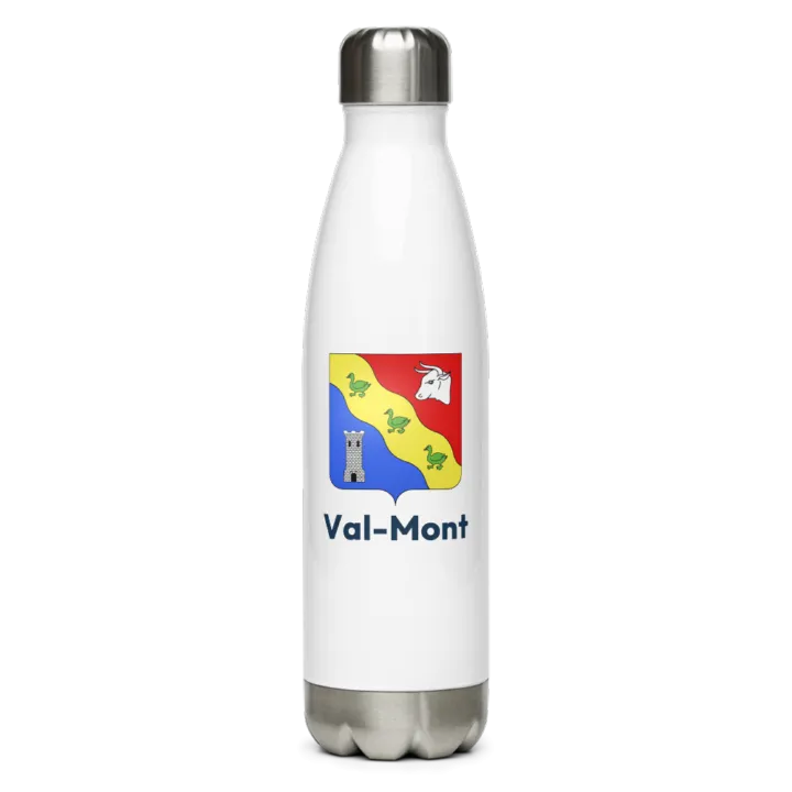 Gourde inox blason de Val-Mont