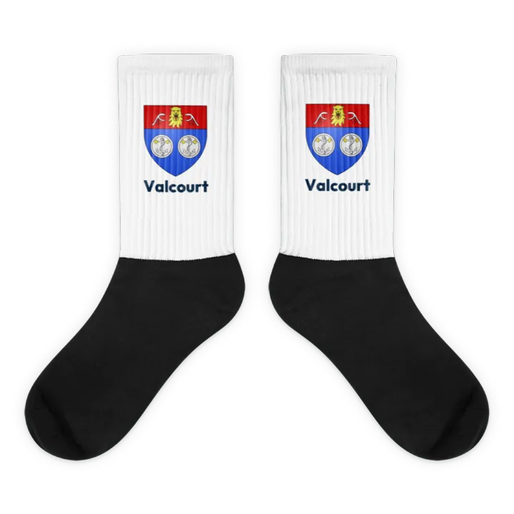 Chaussettes — blason de Valcourt