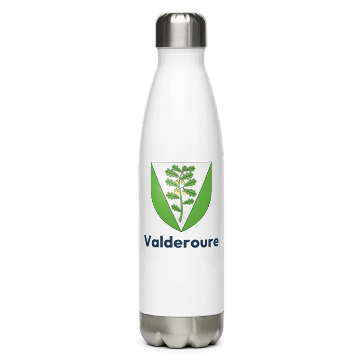 Gourde inox blason de Valderoure