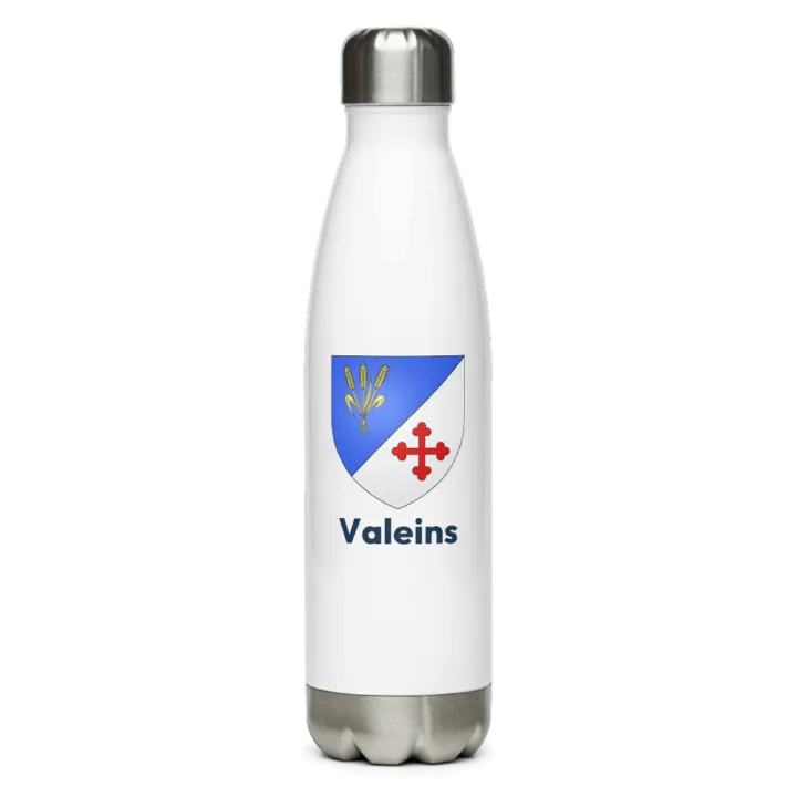 Gourde inox blason de Valeins