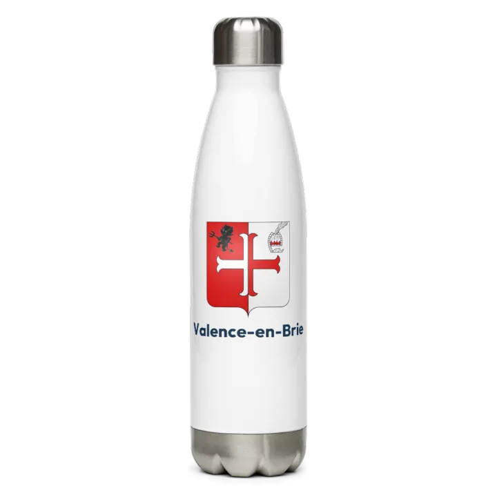 Gourde inox blason de Valence-en-Brie