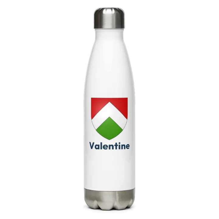 Gourde inox blason de Valentine