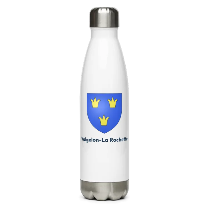 Gourde inox blason de Valgelon-La Rochette