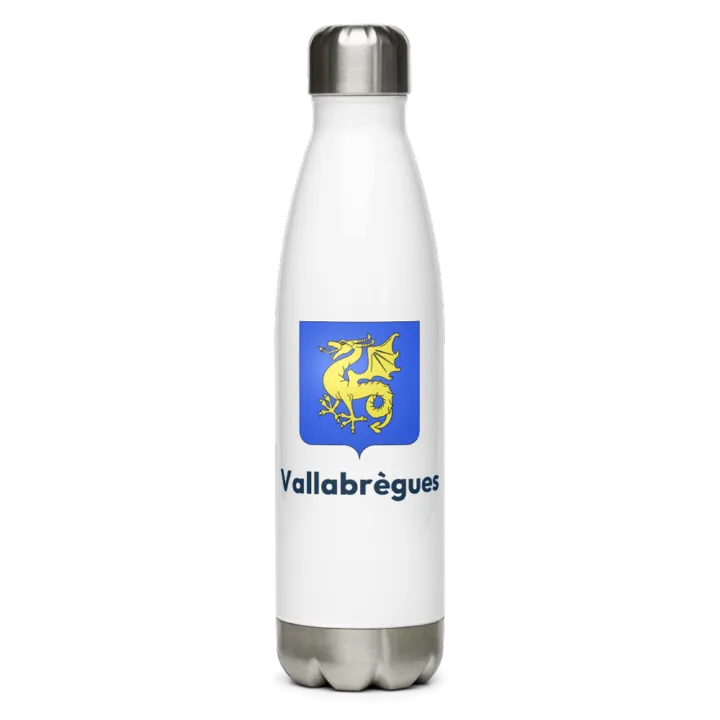 Gourde inox blason de Vallabrègues
