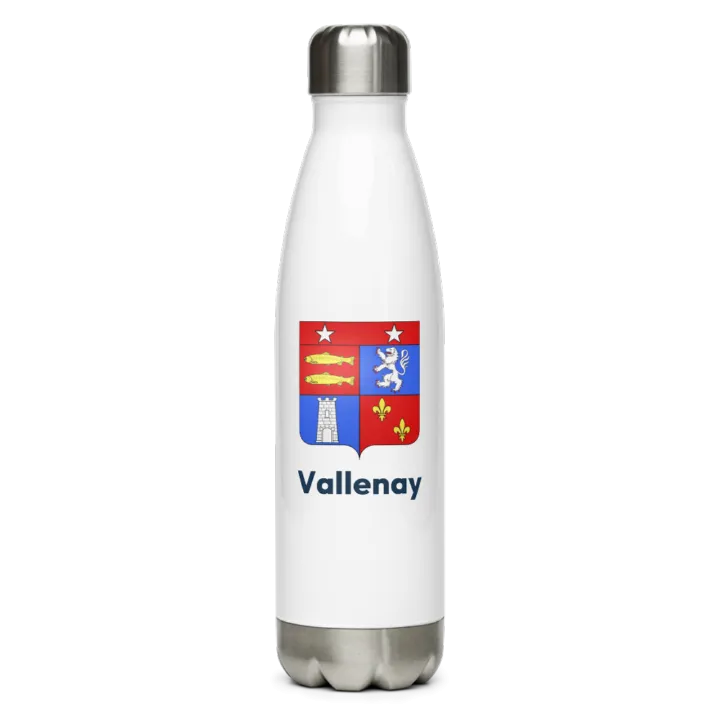 Gourde inox blason de Vallenay