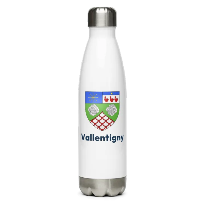 Gourde inox blason de Vallentigny