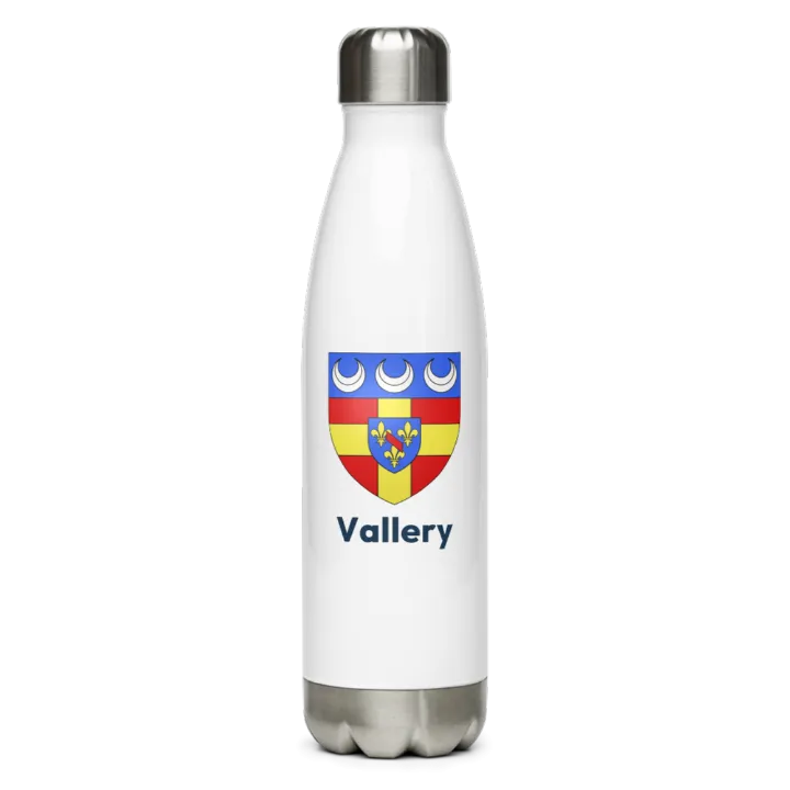 Gourde inox blason de Vallery