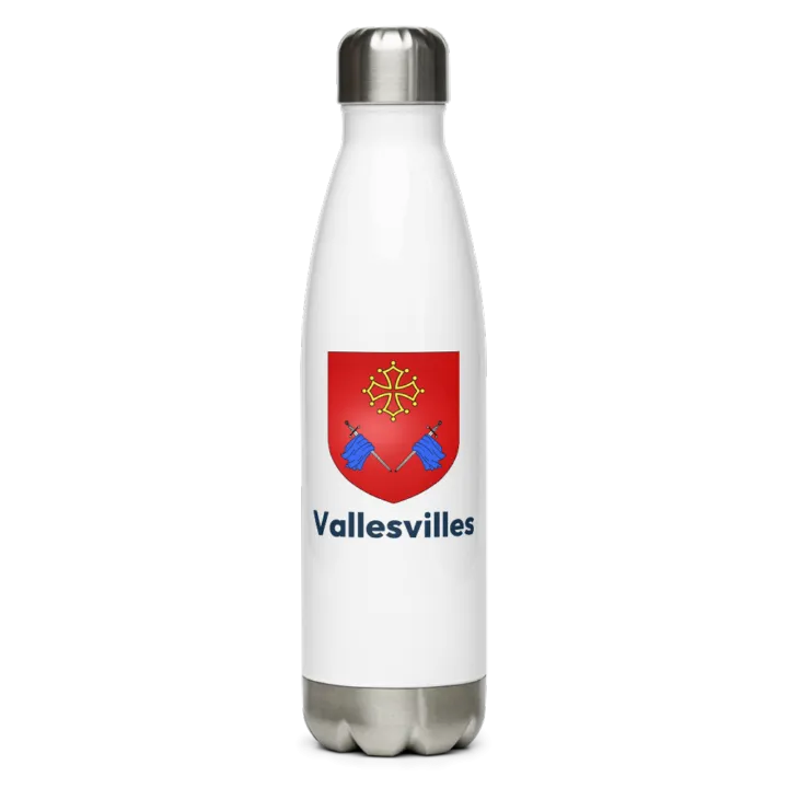 Gourde inox blason de Vallesvilles