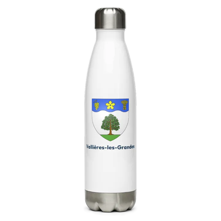 Gourde inox blason de Vallières-les-Grandes