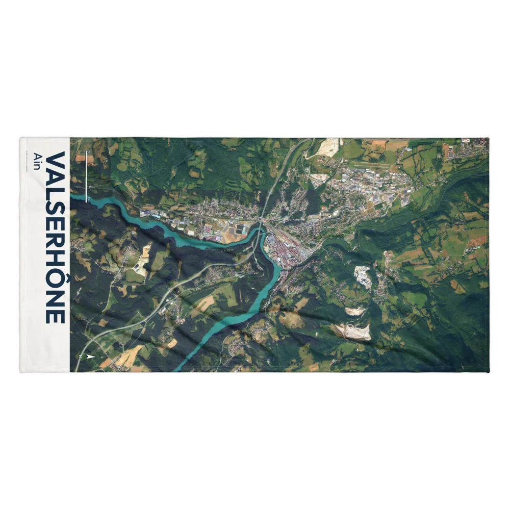 Serviette cartographique — carte de Valserhône