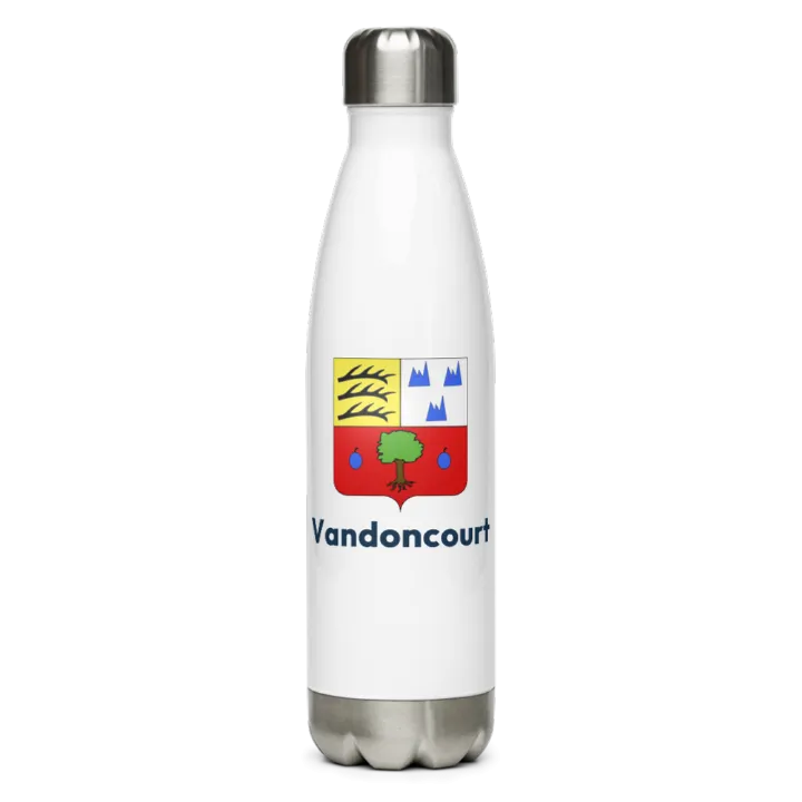 Gourde inox — blason de Vandoncourt