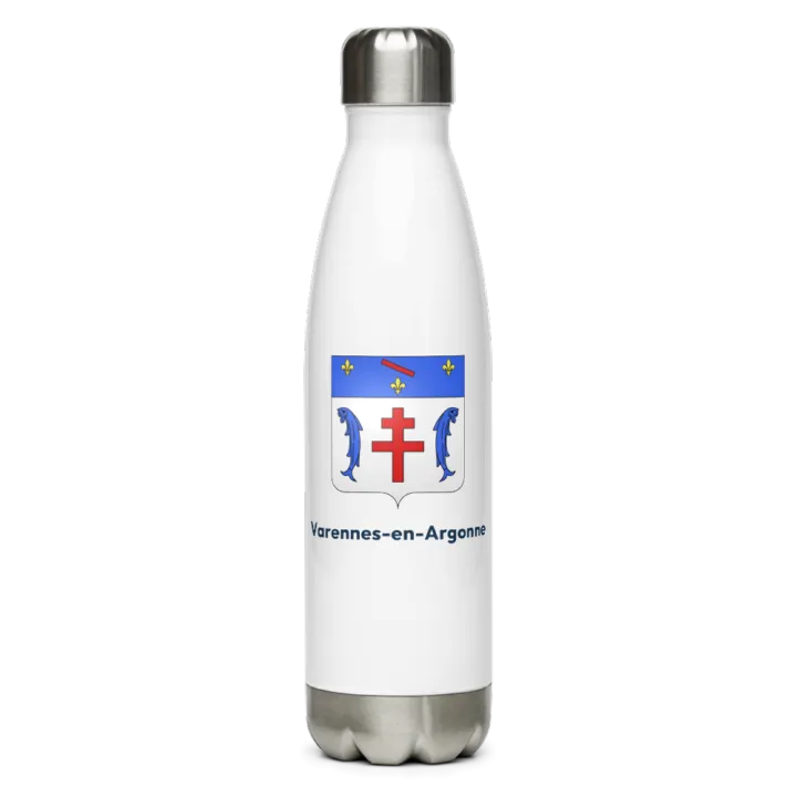 Gourde inox blason de Varennes-en-Argonne