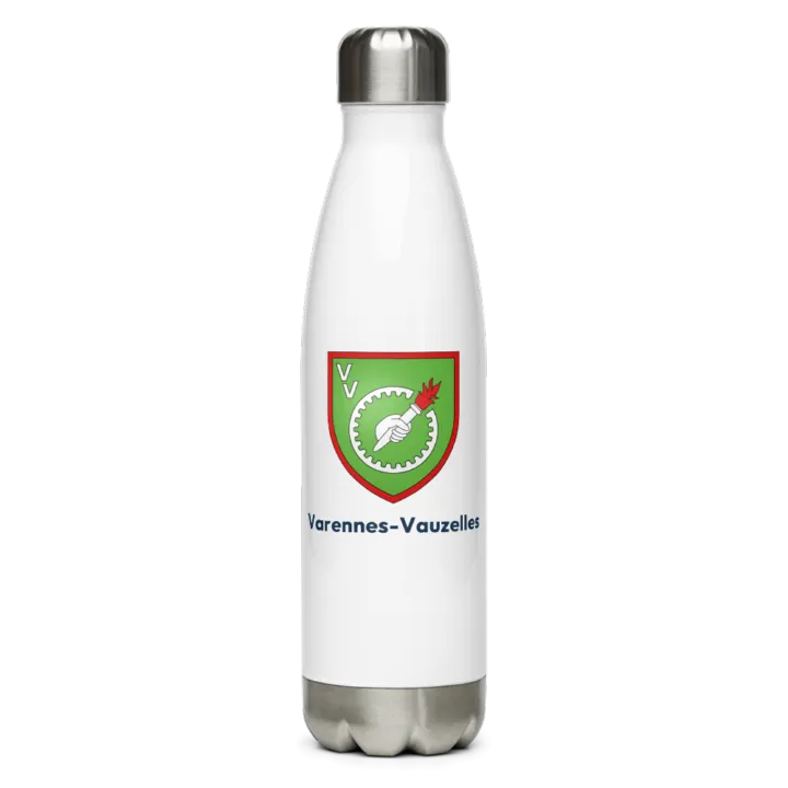 Gourde inox blason de Varennes-Vauzelles