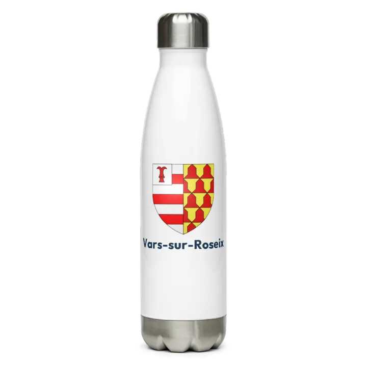 Gourde inox blason de Vars-sur-Roseix