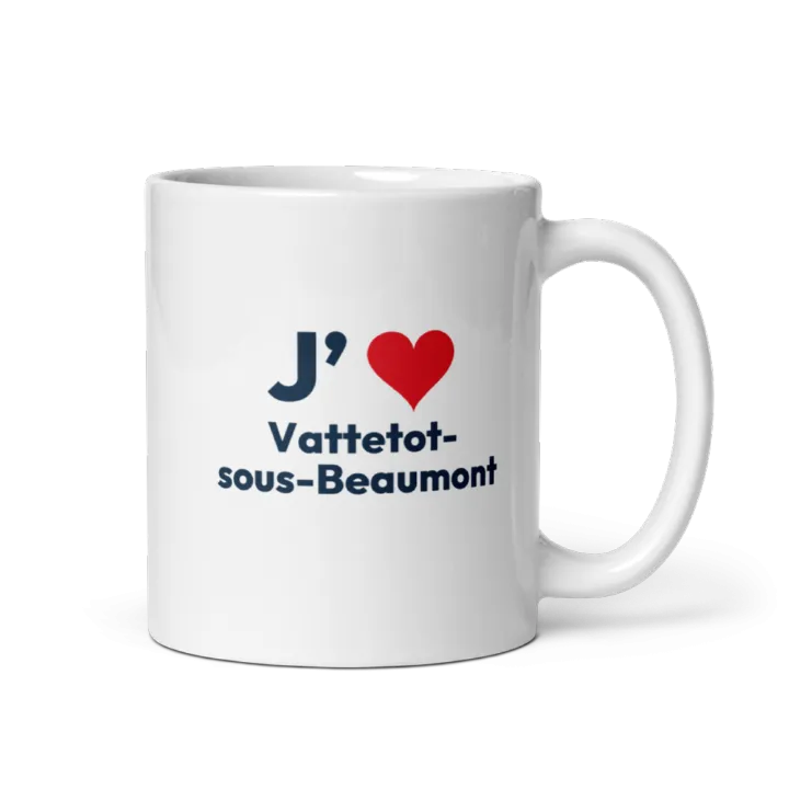 Mug « J’❤ Vattetot-sous-Beaumont »