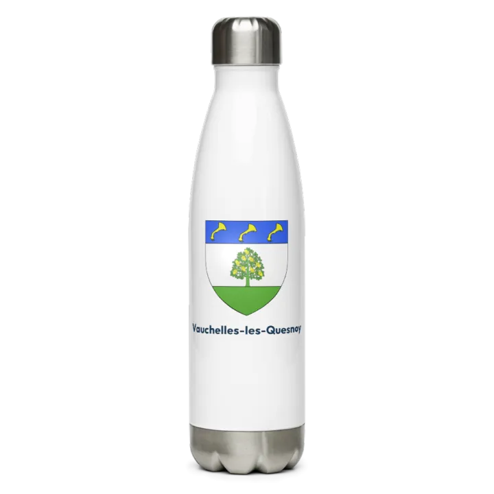 Gourde inox blason de Vauchelles-les-Quesnoy