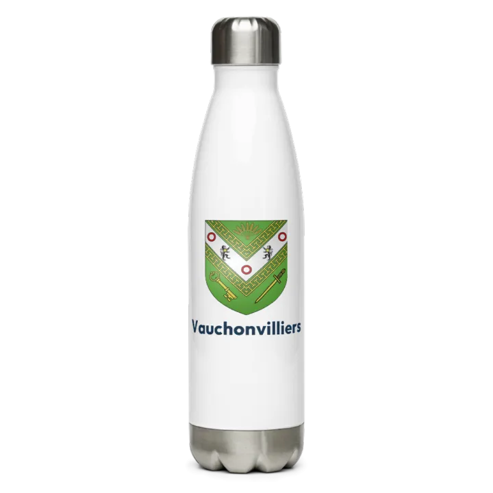 Gourde inox — blason de Vauchonvilliers