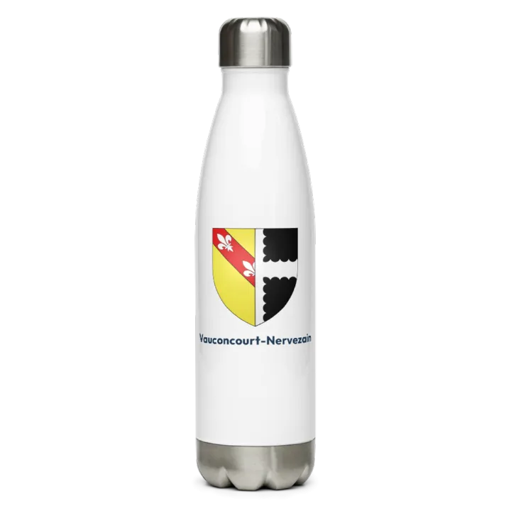 Gourde inox blason de Vauconcourt-Nervezain
