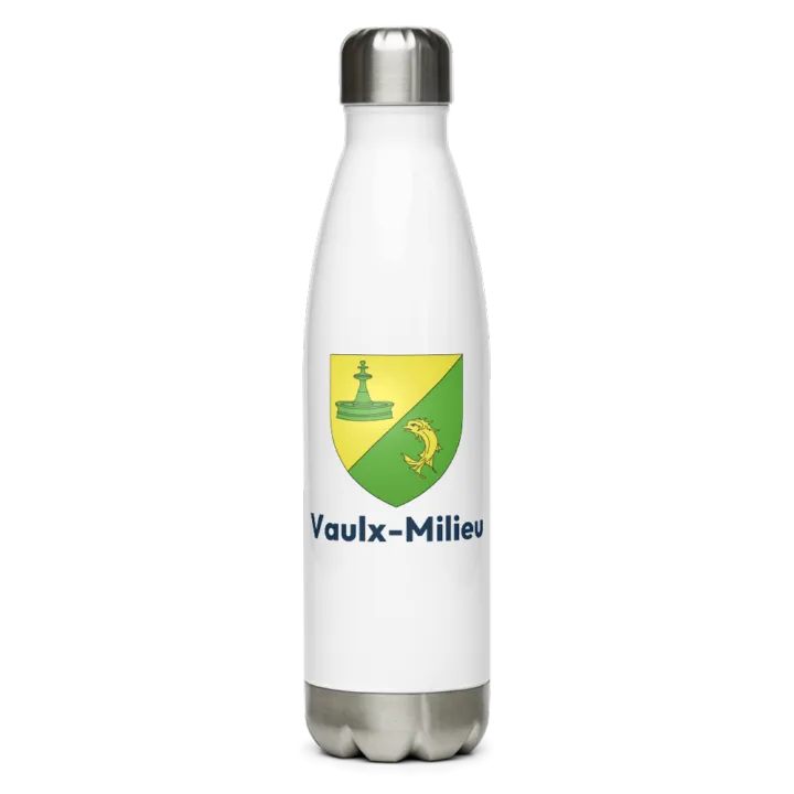 Gourde inox blason de Vaulx-Milieu