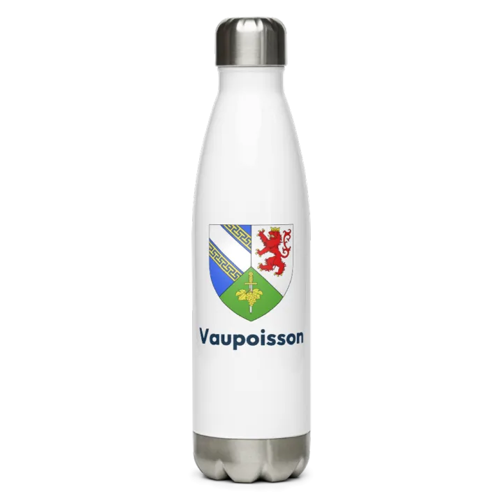 Gourde inox blason de Vaupoisson