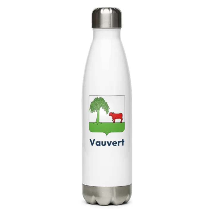 Gourde inox blason de Vauvert